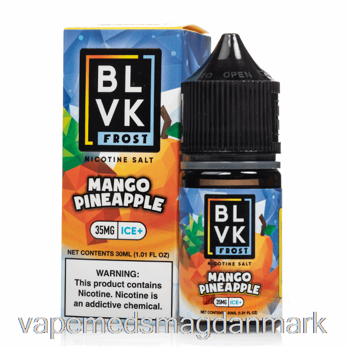 Vape Med Smag Mango Ananas - Blvk Frostsalte - 30ml 50mg